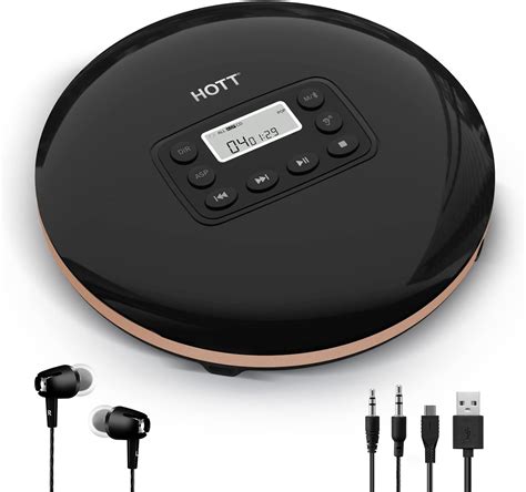 cd players amazon|HOTT CD711T Bluetooth Rechargeable Portable CD Player for Home Tr.